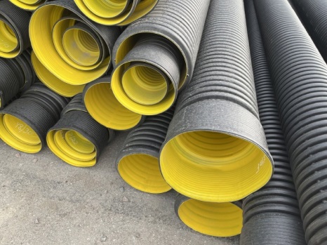 Труба ATL Pe SN4  466/400 6м с раструбом с упл. кольцом 5