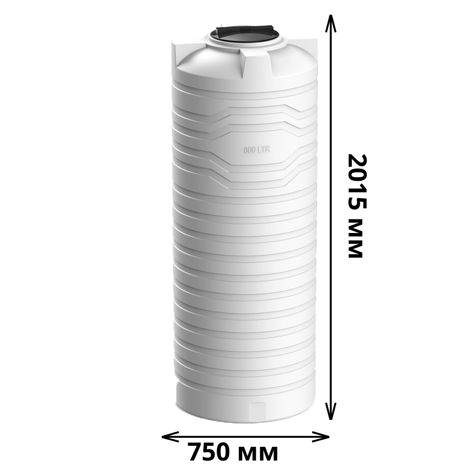 Вертикальная емкость N-800 (белый) 1