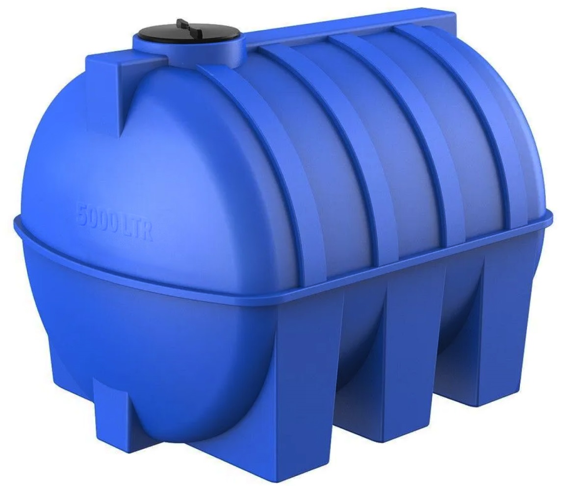 Пластиковая емкость горизонтальная G-5000 (Синий) 0