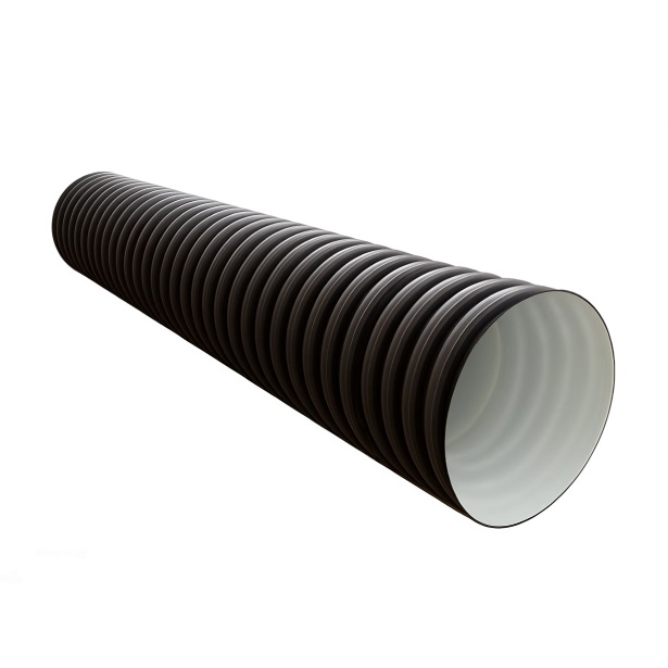 Труба БЕЗ РАСТРУБА SN8 400/343 6м гофрированная 4