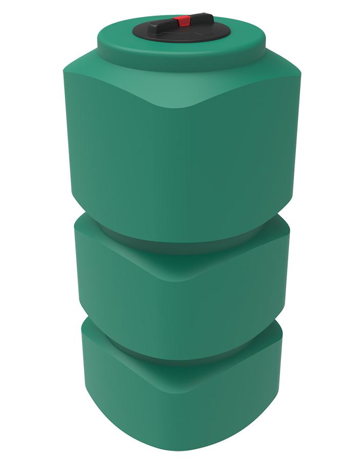 Пластиковая емкость ЭкоПром L 750 (Зеленый) 0