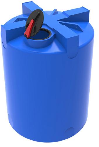 Пластиковая емкость ЭкоПром T 5000 с откидной крышкой (Синий)