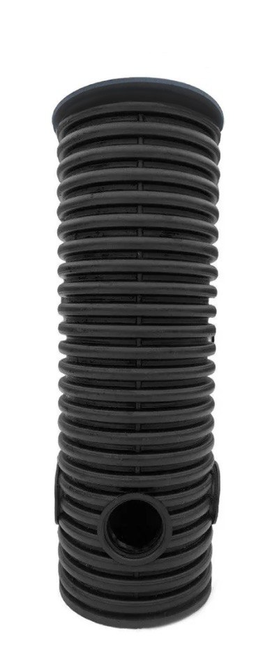 Дренажный колодец d315 h1500 с черной крышкой (отводы 110 мм) 0