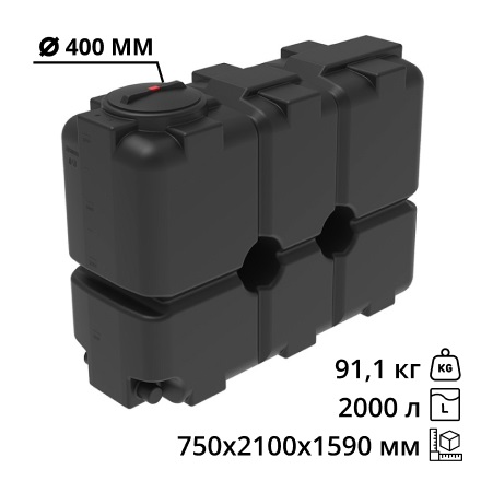 Кассета ЭкоПром ST 10000 л (5х2000) (Черный) 5