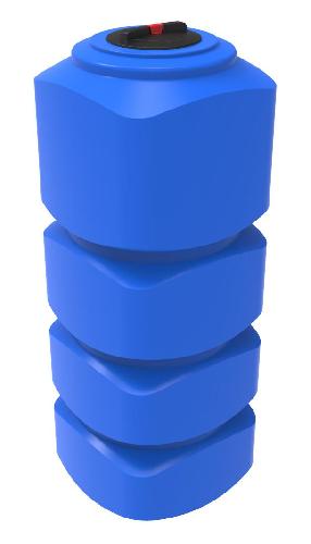 Пластиковая емкость ЭкоПром L 1000 усиленная под плотность до 1,5 г/см3 (Синий)