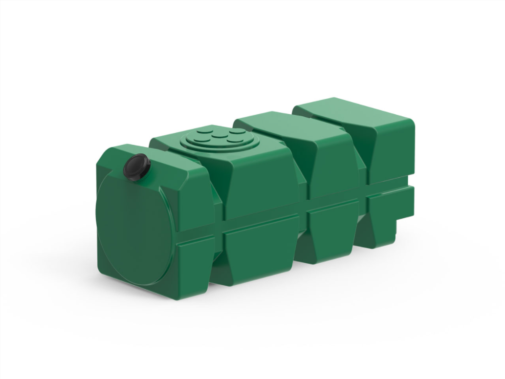 Пластиковая емкость горизонтальная FG-1000 (160 мм) (Зеленый)