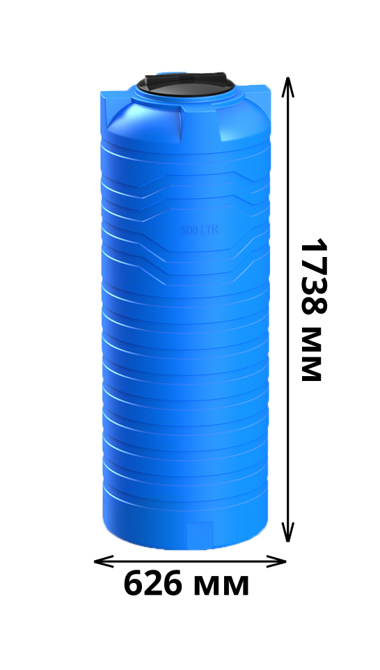 Вертикальная емкость N-500 (синий) 1