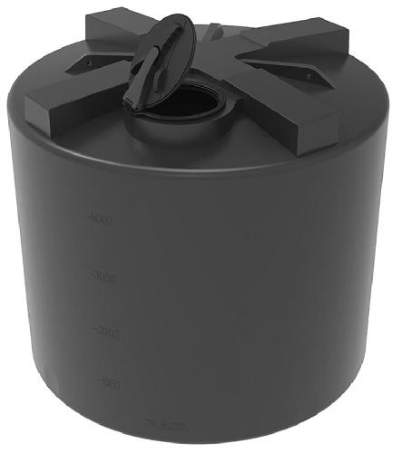 Пластиковая емкость ЭкоПром TH 5000 с откидной крышкой (Черный)