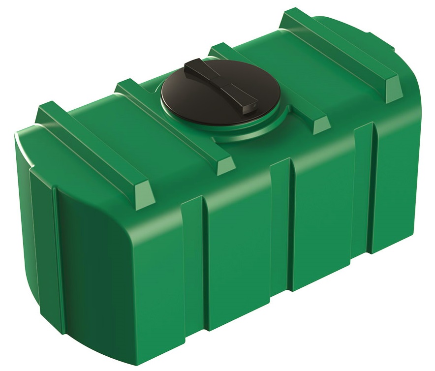 Пластиковая прямоугольная емкость R-300 (Зеленый) 0