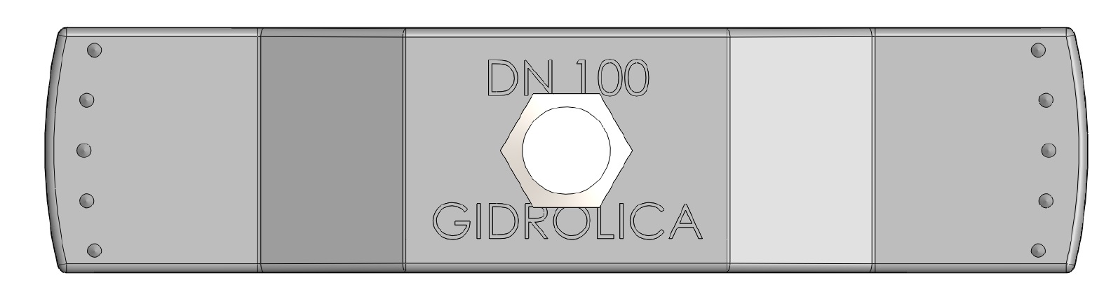 Крепеж Gidrolica для лотка водоотводного пластикового DN100 (108) 1