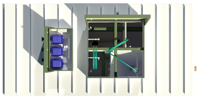 Автономная канализация ТОПАС 75-П (с двумя компрессорами) 3