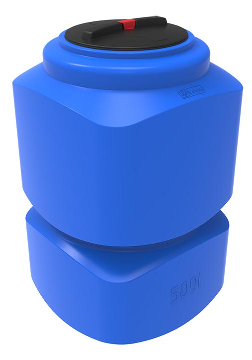 Пластиковая емкость ЭкоПром L 500 (Синий) 0