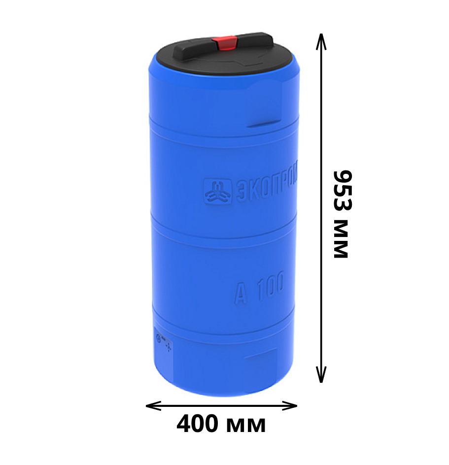 Пластиковая емкость ЭкоПром А 100 (Синий) 1