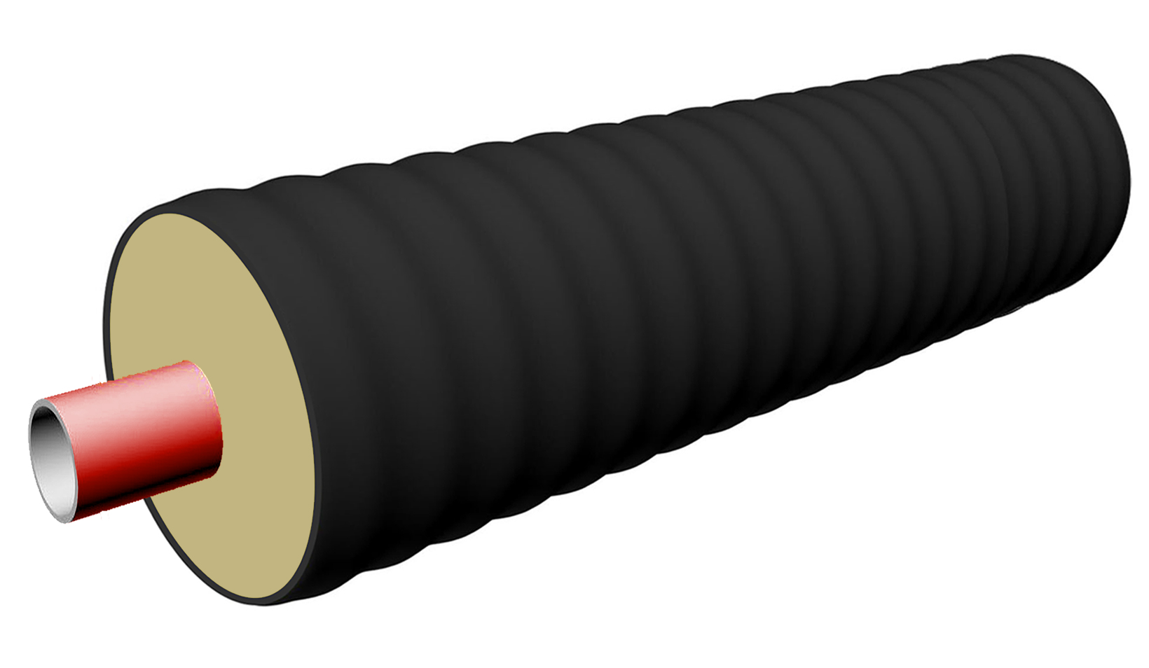 Труба Изоком-К 125/160 (116,0х6,8) Pex-A с армирующей системой, 10 бар