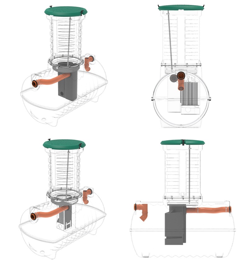 Септик Rostok Ground 4 с горловиной 1000 мм 3