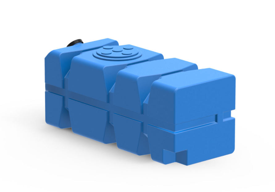 Пластиковая емкость горизонтальная FG-1000 (160 мм) (Синий) 1
