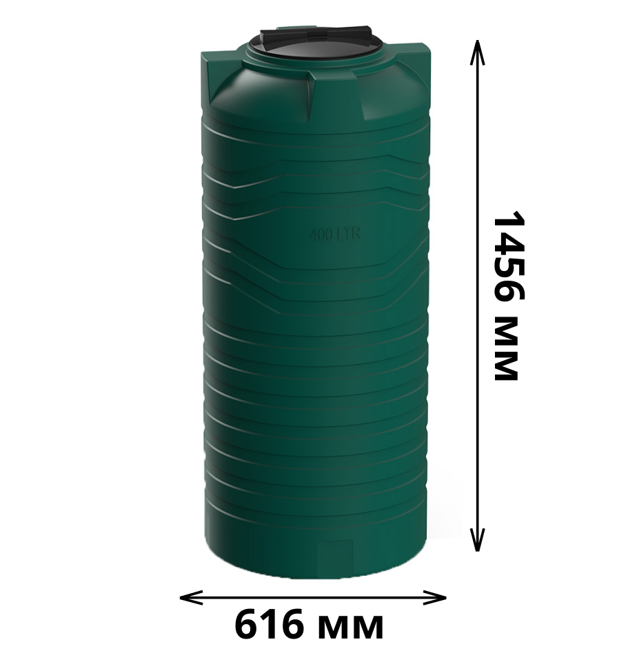 Вертикальная емкость N-400 (зеленый) 1