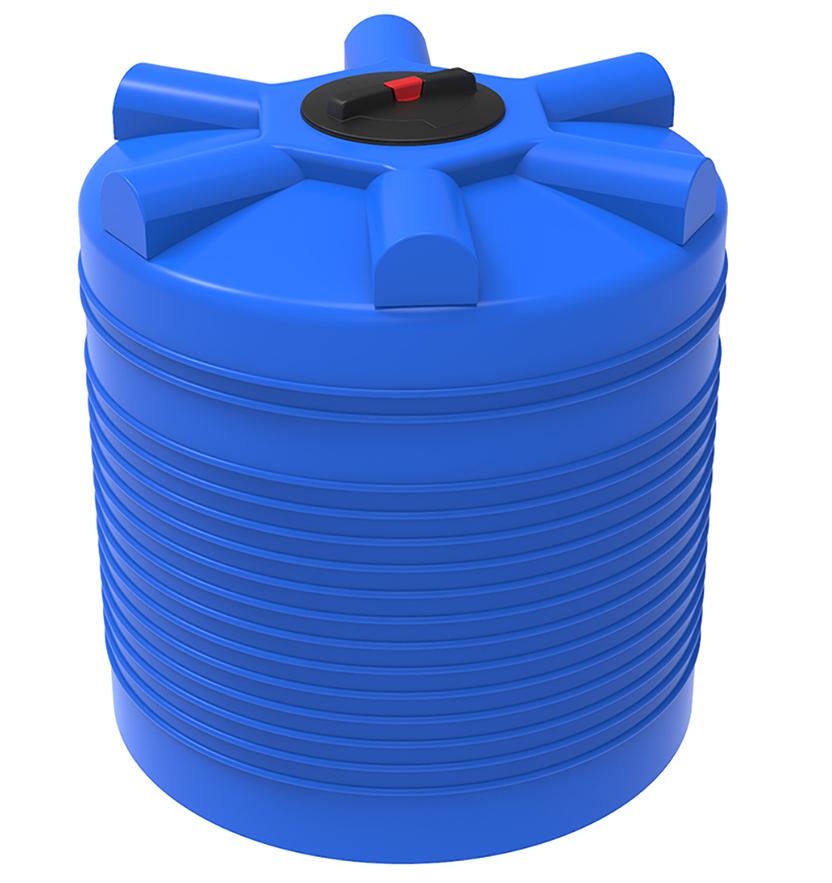Пластиковая емкость ЭкоПром H 1000 под плотность до 1,2 г/см3 (Синий) 0