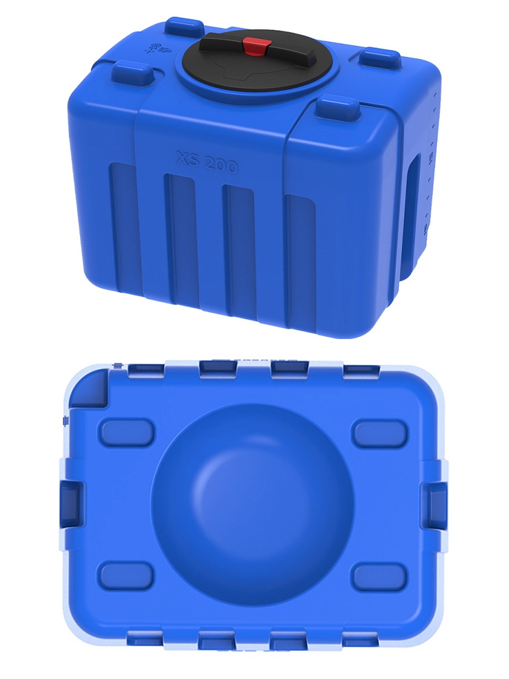 Пластиковая емкость ЭкоПром XS 200 (Синий) 4