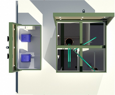 Автономная канализация ТОПАС 30 (с двумя компрессорами)