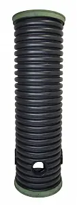 Дренажный колодец d400 h4500 с черной крышкой (отводы 110 мм) 0