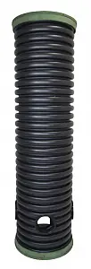 Дренажный колодец d400 h5500 с черной крышкой (отводы 110 мм) 0